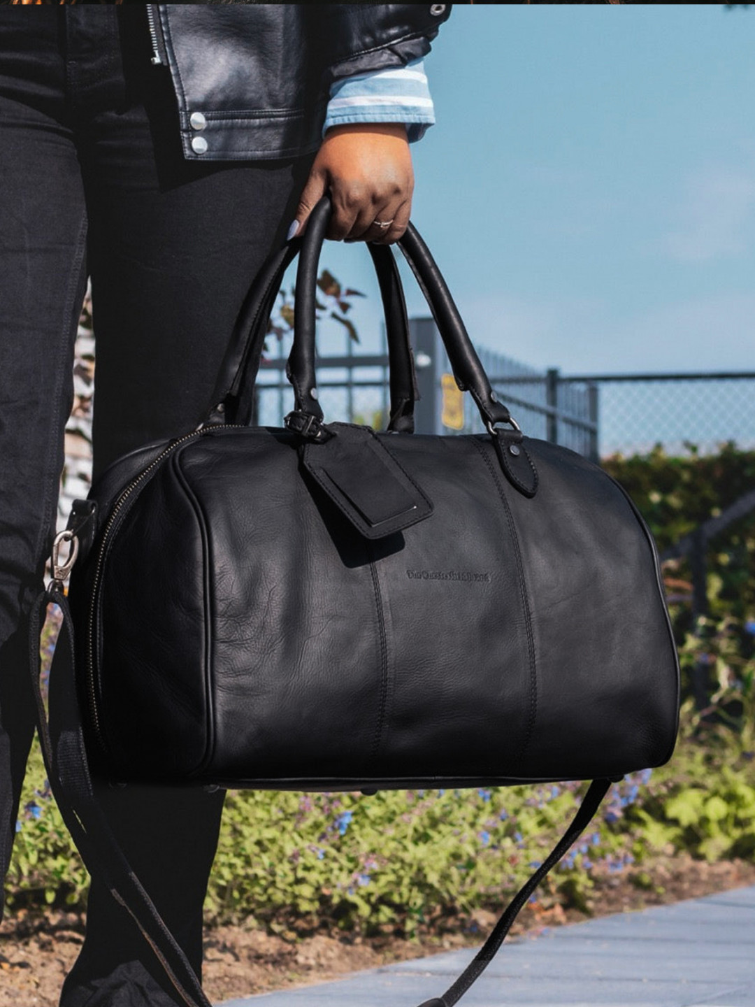 Pánská kožená cestovní taška The Chesterfield Brand Liam – černá